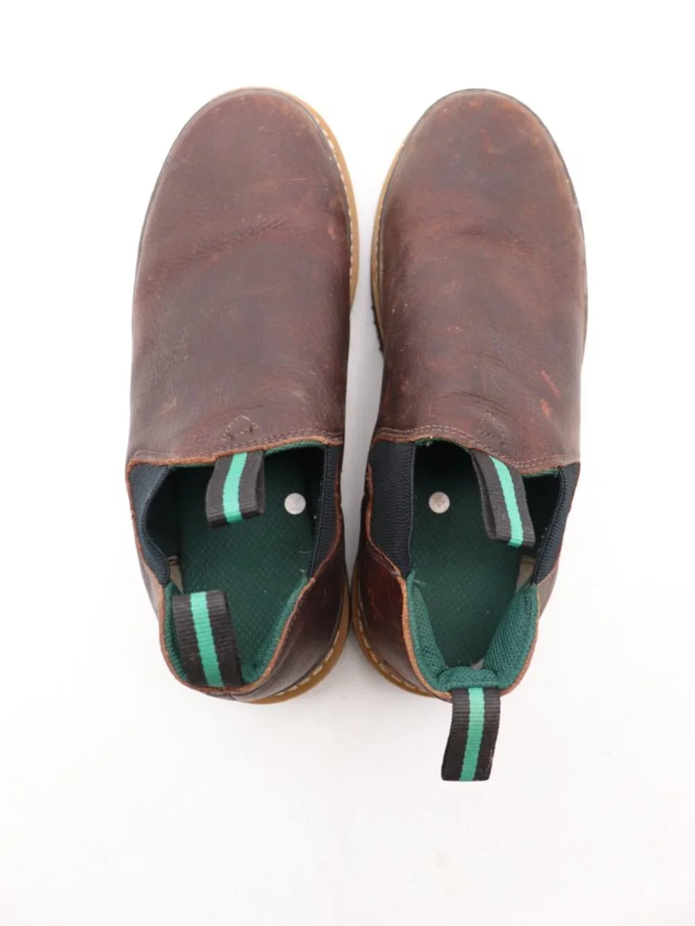 Georgia Giant Romeo Men's Size 11.5 W Work Shoes Boot Pull On Brown GR274